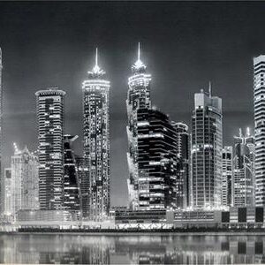 PANNELLO IN PVC SPECIAL 3D EVEN DUBAI BIANCO/NERO 602x1002mm