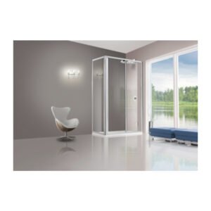 PARETE FISSA CRISTALLO TRASP. 3 MM 78/82 CM