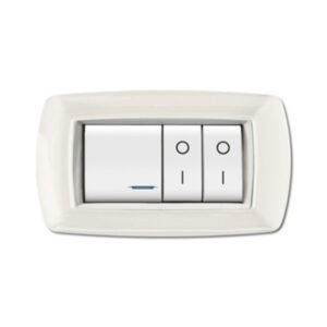 PLACCA LIFE LIVING PLAST BIANCO 4P CORNICE BIANCO