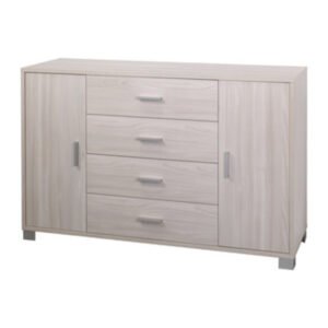 KIT MOBILE 2 ANTE + 4 CASSETTI 136X41XH86 OLMO