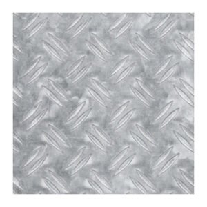 LAMIERA 37154 STRIATA ALLUMINIO 25X 50X0,15 CM