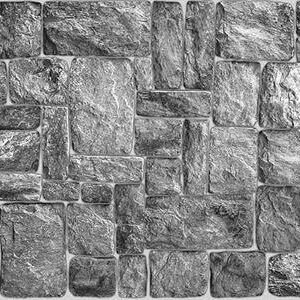PANNELLO IN PVC NATURAL STONE GRAY MIS 980X490MM
