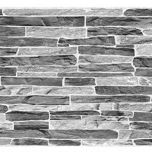 PANNELLO IN PVC SLATE DARK GREY MIS 980X480 MM