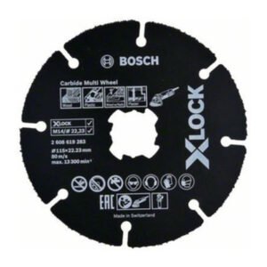 BOSCH-A DISCO UNIVERSALE CARBIDE XLOCK 115 MM