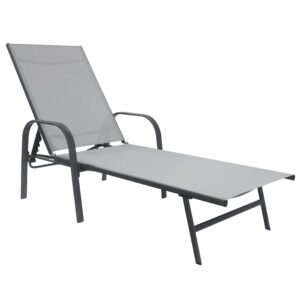 LETTINO IN ACCIAIO HAWAII TEXTILENE GRIGIO