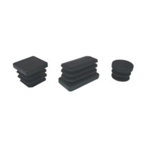 BL PUNTALE ALETTATO TONDO 24 MM NERO 8 PZ