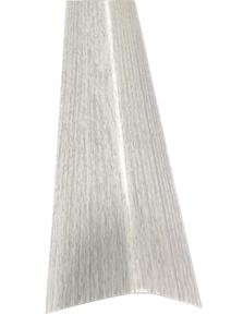 ANGOLARE EFFLEGNO BIFACCIALE PVC M4X4X270cm BIANCO LEGNO