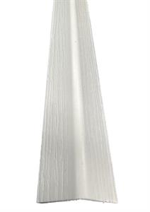 ANGOLARE GOFFRATO IN PVC MIS 3X3X300cm BIANCO