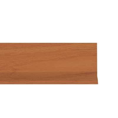 Battiscopa ital rulli liscio noce scuro 200 x 7,5 x 0,3 cm