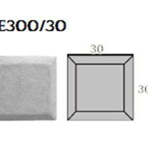 BUGNA PER ESTERNI MIS 300X300X30 MM