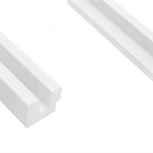 LAMELLI MODELLO STRETTO KIT PROFILO SX E DX BIANCO L270