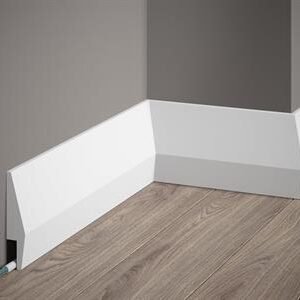 BATTISCOPA/CORNICE LED Resistent white 2,3x10x200 cm