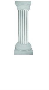 COLONNA RIGATA IN POLIURETANO MIS H104 cm Ø19 cm