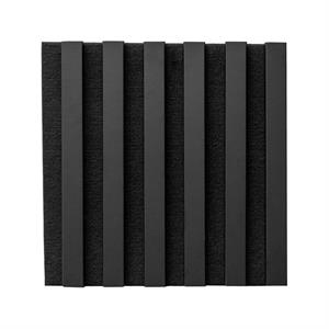 QUADROTTA SILENCE NERO CON FELTRO NERO MIS 30X30 CM